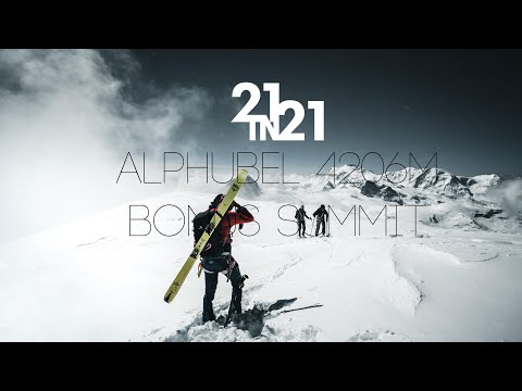 21in21 - Episode 8 - Alphubel 4206m Bonus Summit- Powder alarm in May!