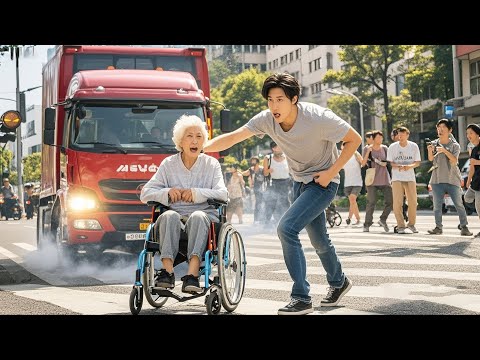 The young man saved the old lady who was in a car accident and obtained the wealth system