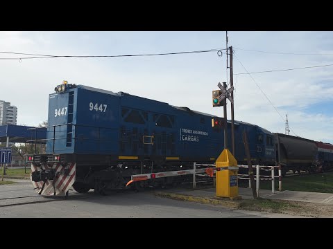 [4K] Tren vacio de Trenes Argentinos Cargas con destino a General Deheza pasando por Marcos Juárez!!
