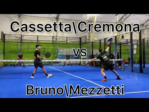 Cassetta\Cremona VS Bruno\Mezzetti 7-5 6-4 - Master Circuito Slam 2022
