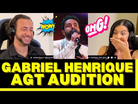 First Time Hearing Gabriel Henrique - AGT Audition Reaction - WOW! HITTING THE WHISTLE NOTES?!