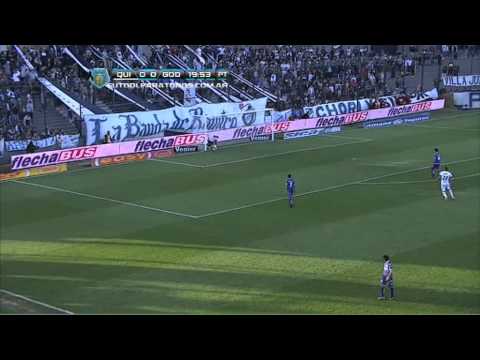 Carranza en apuros. Quilmes 0 Godoy Cruz 0. Torneo Final 2013. Fecha 2. Fútbol Para Todos