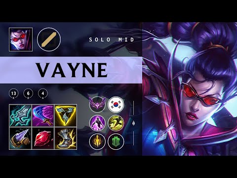 Vayne Mid vs Syndra - KR Master Patch 25.22