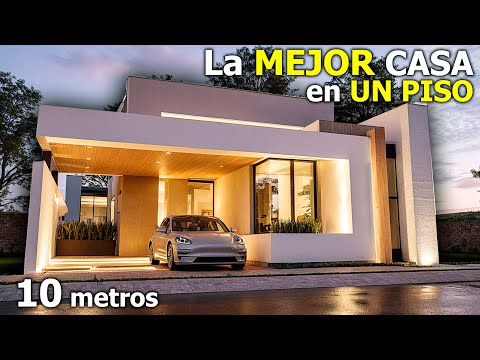 Video del proyecto One-Story House Plans with Pool 10.5x20m