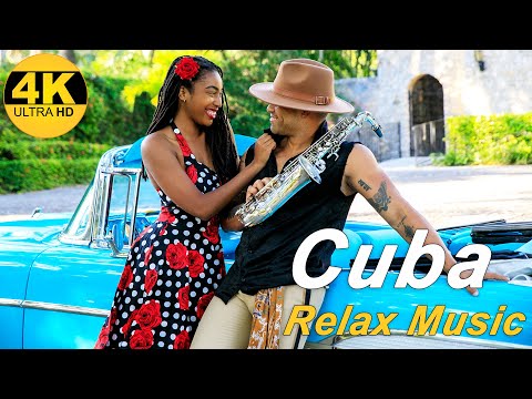 Cuba 4K🎶Relax Music✈︎Flying over Cuba (Video UHD 4K)