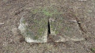 preview picture of video 'WW2 concrete remains at golden hill  - isle of wight'