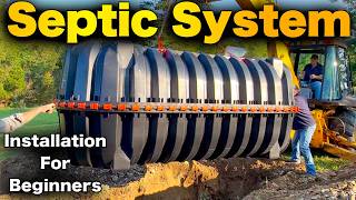 Septic System Installation - BEGINNERS Guide to Gravity Septic Tank & Leach Field