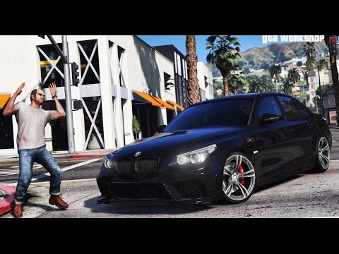 GTA 5 MOD | BMW M5 E60 + Engine Sound MOD! | ENB PC - 60 FPS | GTA V new