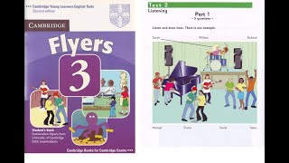 Flyers 3 - Test 2 (with answer keys) Có đáp án cuối mỗi phần