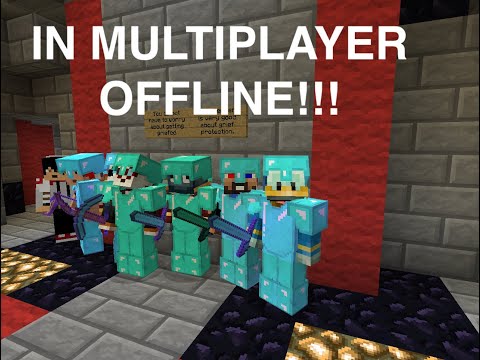 How to PLAY MINECRAFT OFFLINE MULTIPLAYER!!!  World on LAN - Minecraft 1.18.1 and other VERSIONS!