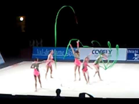 GERMANY 3 ribbons 2 hoops - 2011 Thiais Groups AA (poor quality)