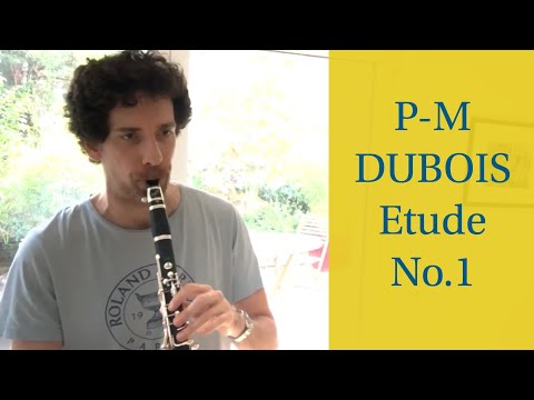 12 Etudes pour clarinette de Pierre-Max Dubois n°1 | Nicolas Baldeyrou