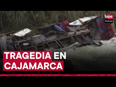 Tragedia en Cajamarca: siete días de detención preliminar para conductor de bus que cayó a abismo