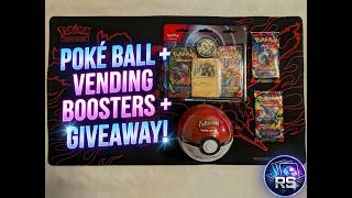 Poké Ball Tin vs Vending Machine Packs?! Pokémon Opening + Giveaway