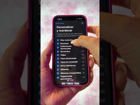 Mezcla un álbum de fotos específico en la pantalla de inicio del iPhone