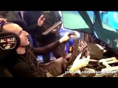 Robert Kubica - Rally Simulator at Monza Rally Show 2017