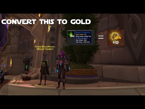 Convert This Unused Item to GOLD - WoW Shadowlands Gold Making Guides