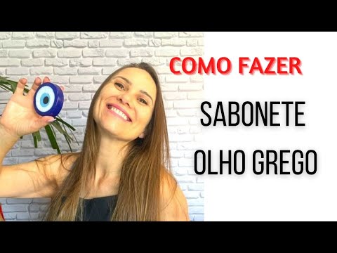 COMO FAZER o famoso SABONETE ARTESANAL de  "OLHO GREGO" | Espanta as energias ruins e VENDE MUITO!