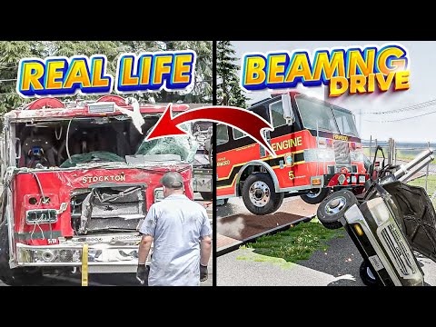 Realistic Car Crashes | Real Life on [BeamNG.Drive] #28