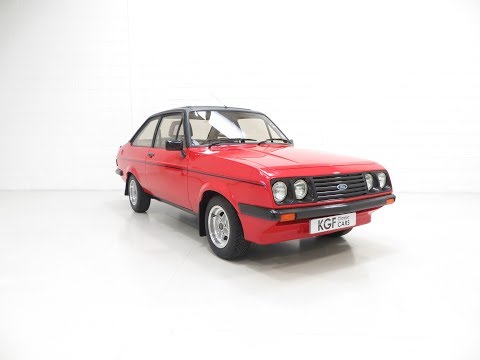 A Truly Outstanding Factory Perfect Ford Escort Mk2 RS2000 Custom with 27,187 Miles - SOLD!