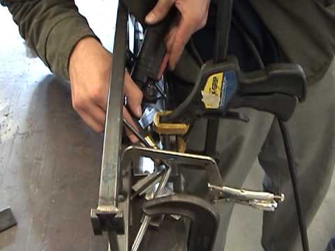 2006 Fab: Tack Welding the Lateral Truss - Monster Garage Joke "Winkster"