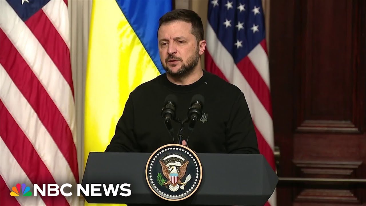 Zelenskyy makes urgent plea to Congress for more aid in war against Russia