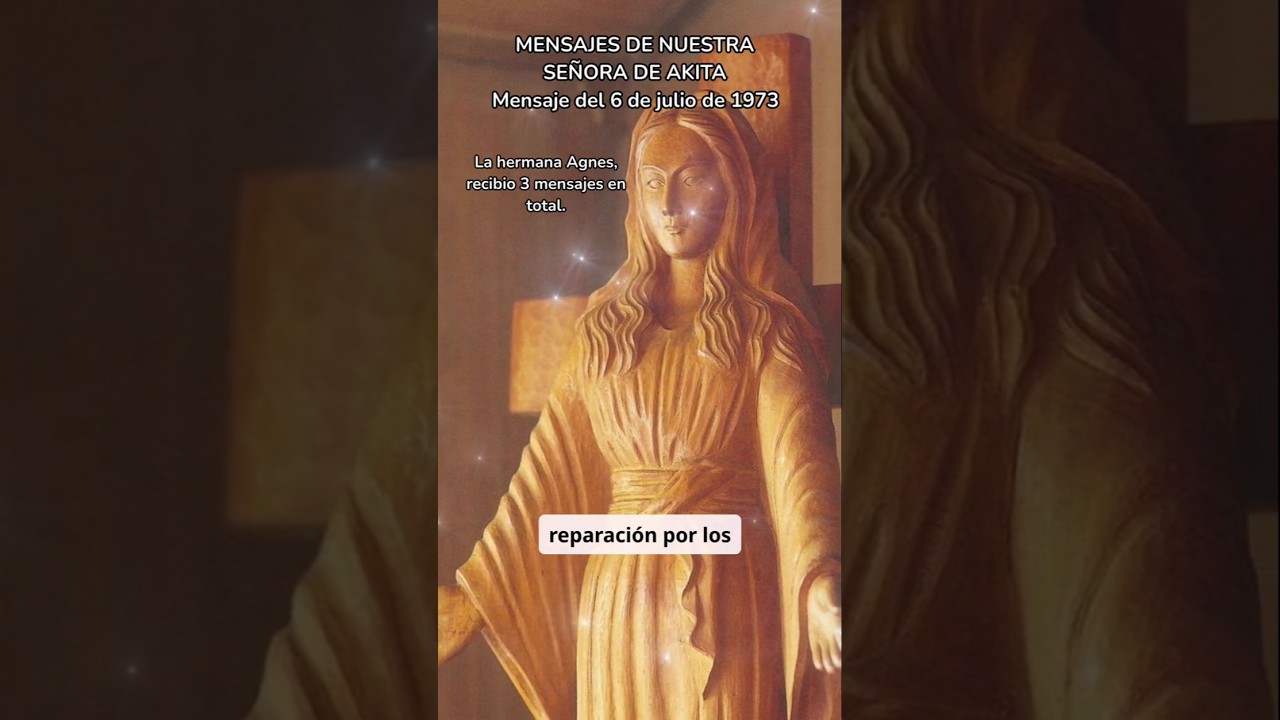 El primer mensaje de Nuestra Señora de Akita
