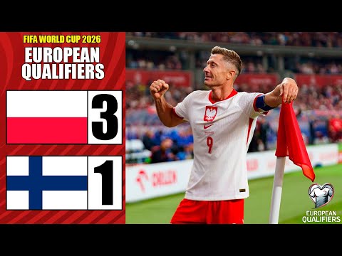 Polska Finlandia (3-1) Skrót | Eliminacje MŚ 2026