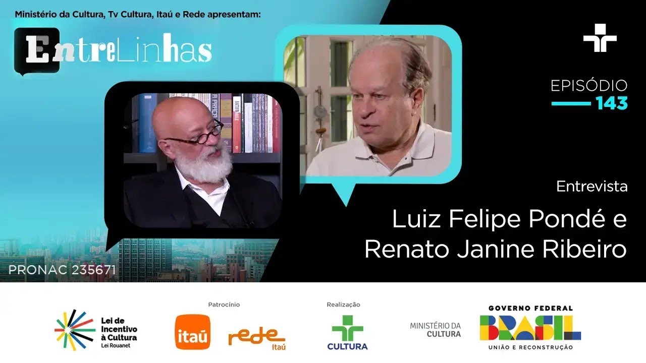 ENTRELINHAS - EPISÓDIO 143 | 08/11/2024 | LUIZ FELIPE PONDÉ E RENATO JANINE RIBEIRO