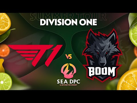 T1 vs BOOM Game 2 - DPC SEA Div 1 Summer Tour w/ Lyrical & GoDz