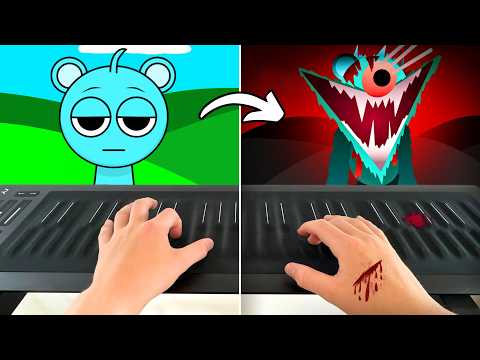 Sprunki SKY phase 1-16 recreated on REAL instruments!