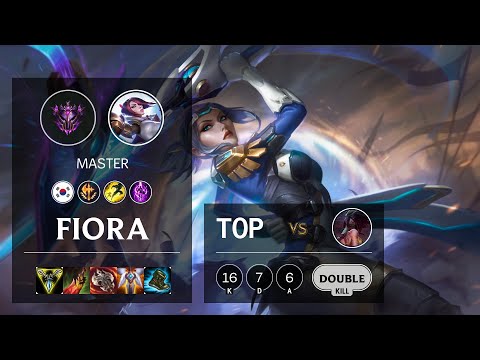 Fiora Top vs Akali - KR Master Patch 10.15