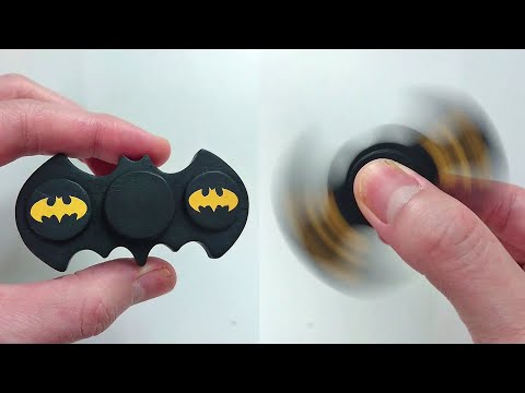 Cool DIY Batman Fidget Spinner ( Without Bearings) - Free Template| Craftedology DXN
