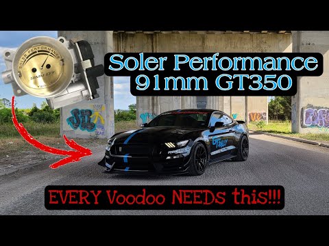 Soler Performance GT350 Throttle Body INSTALL HOW TO// WHY a TUNE is NOT required