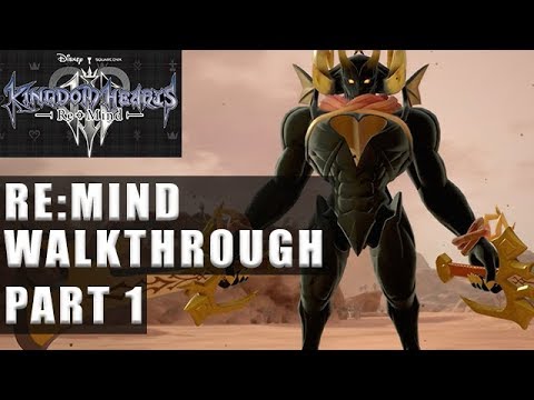 Kingdom Hearts 3 ReMind DLC walkthrough Part 1 - KH3 DLC story intro and gameplay