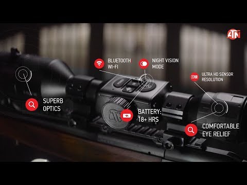 This ATN X-Sight 4K PRO Day & Night SMART HD Optic Gives You More!