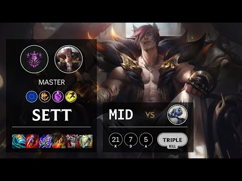 Sett Mid vs Fizz - EUW Master Patch 11.10