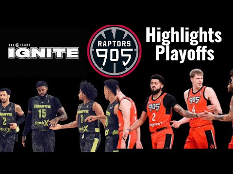 Raptors 905 vs. G League Ignite - Highlights Playoffs