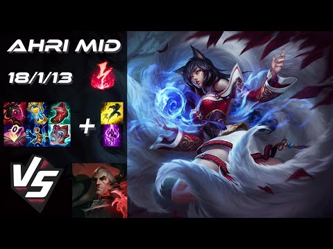 MID Ahri vs Swain - EU Challenger Patch 14.23