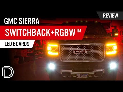 GMC Sierra RGBW™ & Switchback LED Boards by Diode Dynamics