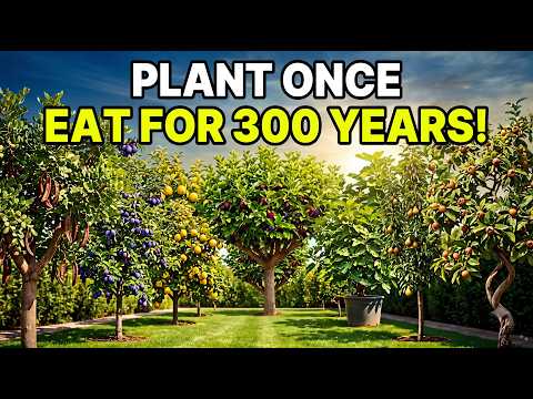 7 Fruit Trees You Only Plant ONCE to Harvest for Over 300 Years