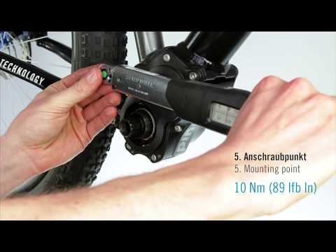 Pinion Getriebeschaltung. Der Einbau in den Fahrradrahmen.