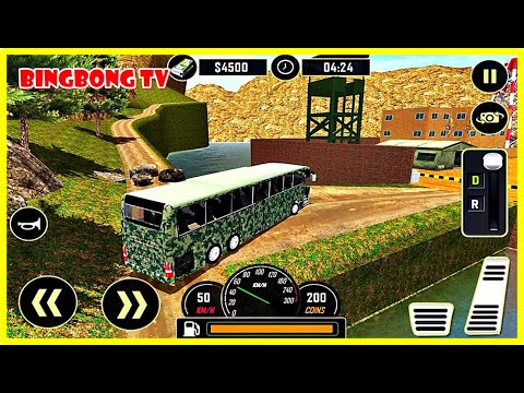 Army Bus Driver US Solider Transport Duty 2017 - Offroad Bus Driving | Best Android Mobile Gameplay