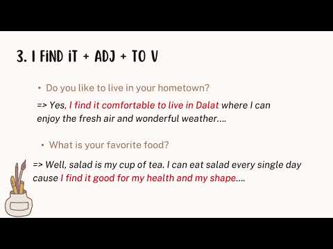 Các cấu trúc “vạn năng” cho Speaking Part 1 Vstep