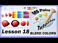 MS Paint Tutorials Lesson 18 How To Mix Or Blend Colors