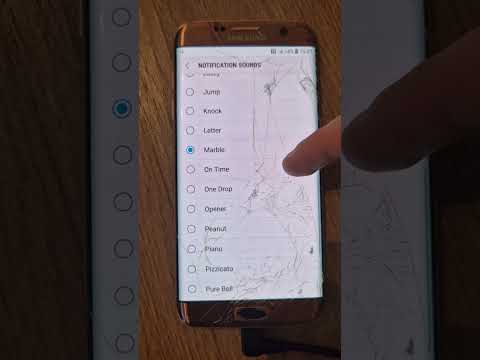 Samsung galaxy s7 Edge notification sounds