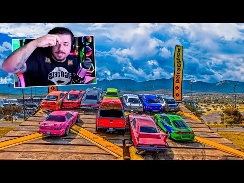 LADEIRA DA MORTE sem FREIO com os CARROS do VELOZES e FURIOSOS - Forza Horizon 5 Online