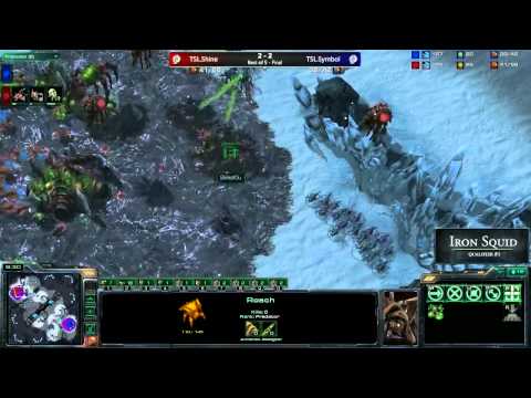 Iron Squid Qualifier #1 - BO5 - G5 - TSL.Shine (Z) v TSL.Symbol (Z)