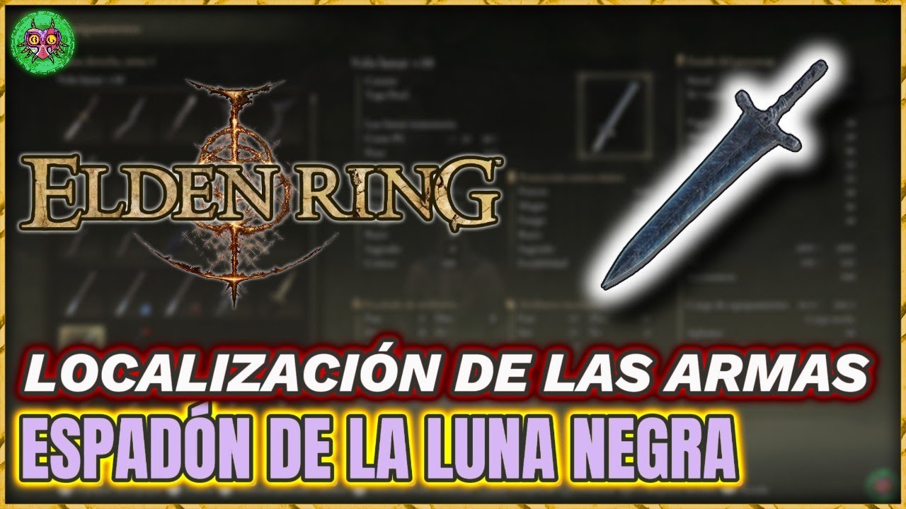 Localización ESPADÓN de la LUNA NEGRA | Elden Ring