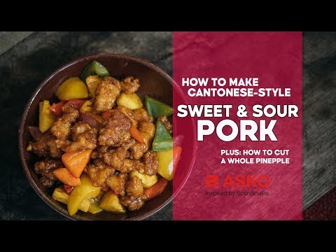How To Make Sweet & Sour Pork | Plus: How To Cut A Whole Pineapple | Easy Chinese Recipes